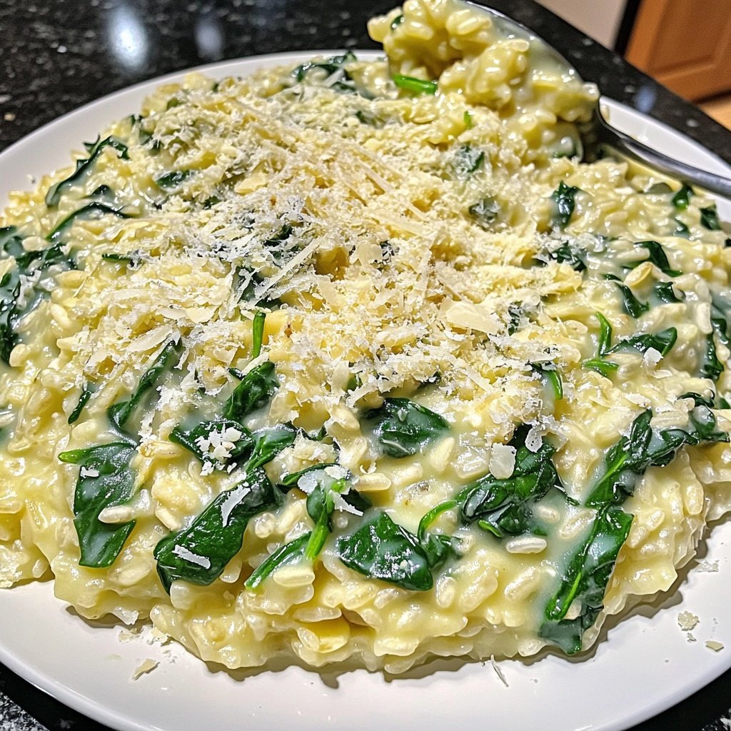 Risotto mit Spinat