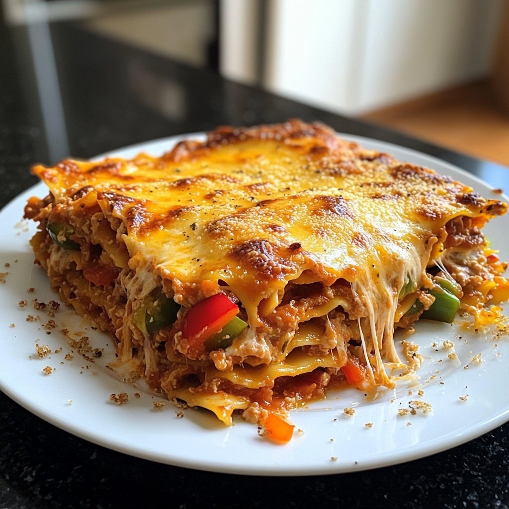 Lasagne mit Paprika