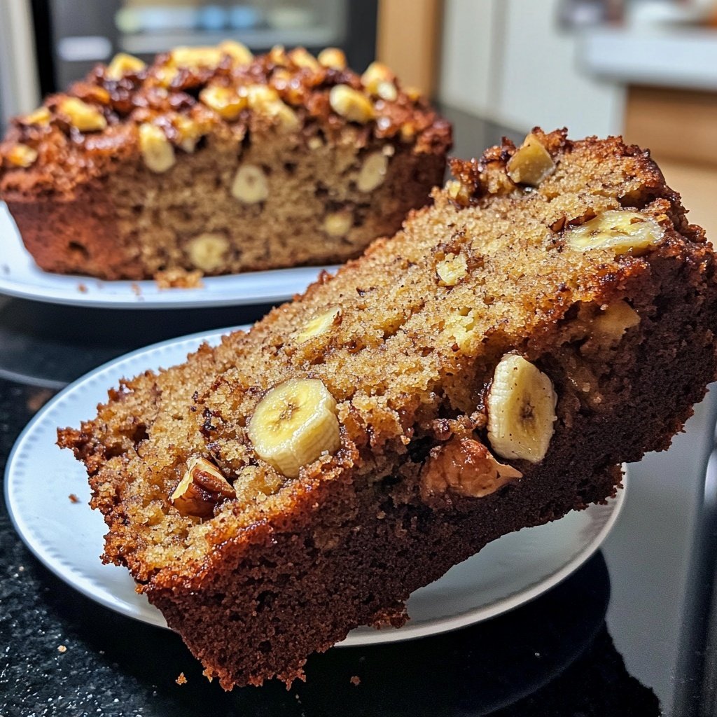 Einfaches Bananenbrot