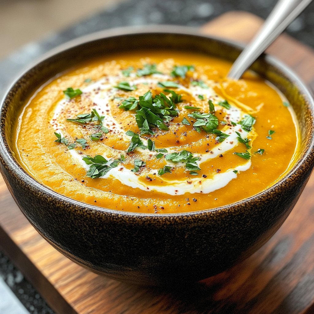 Kürbissuppe cremig fein