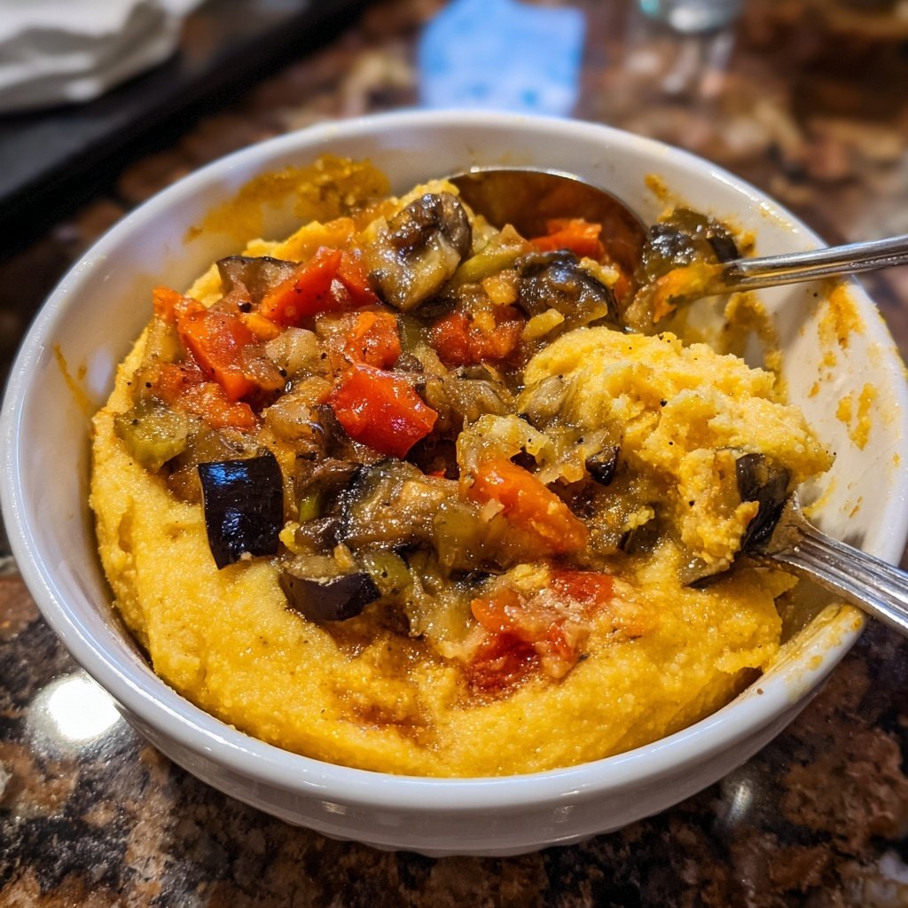 Polenta mit Ratatouille
