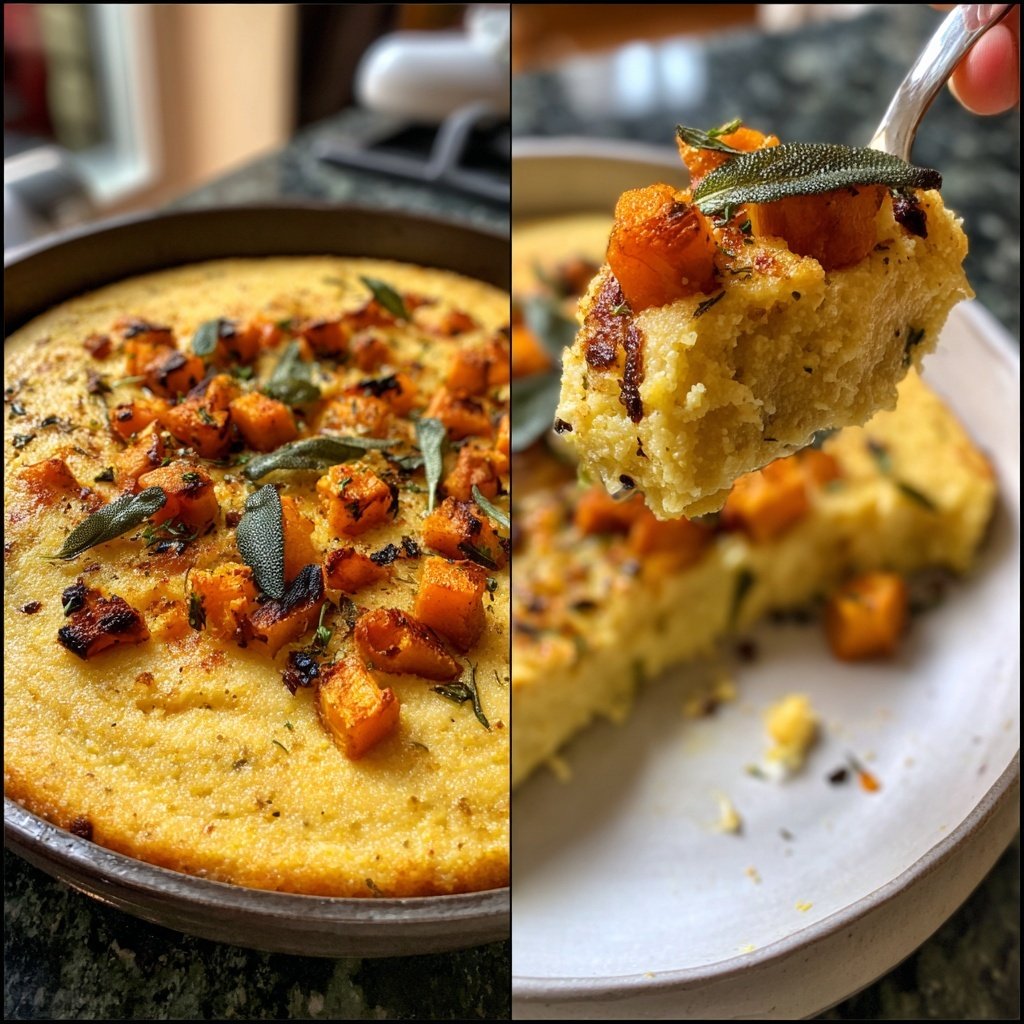 Polenta mit Kürbis und Salbei