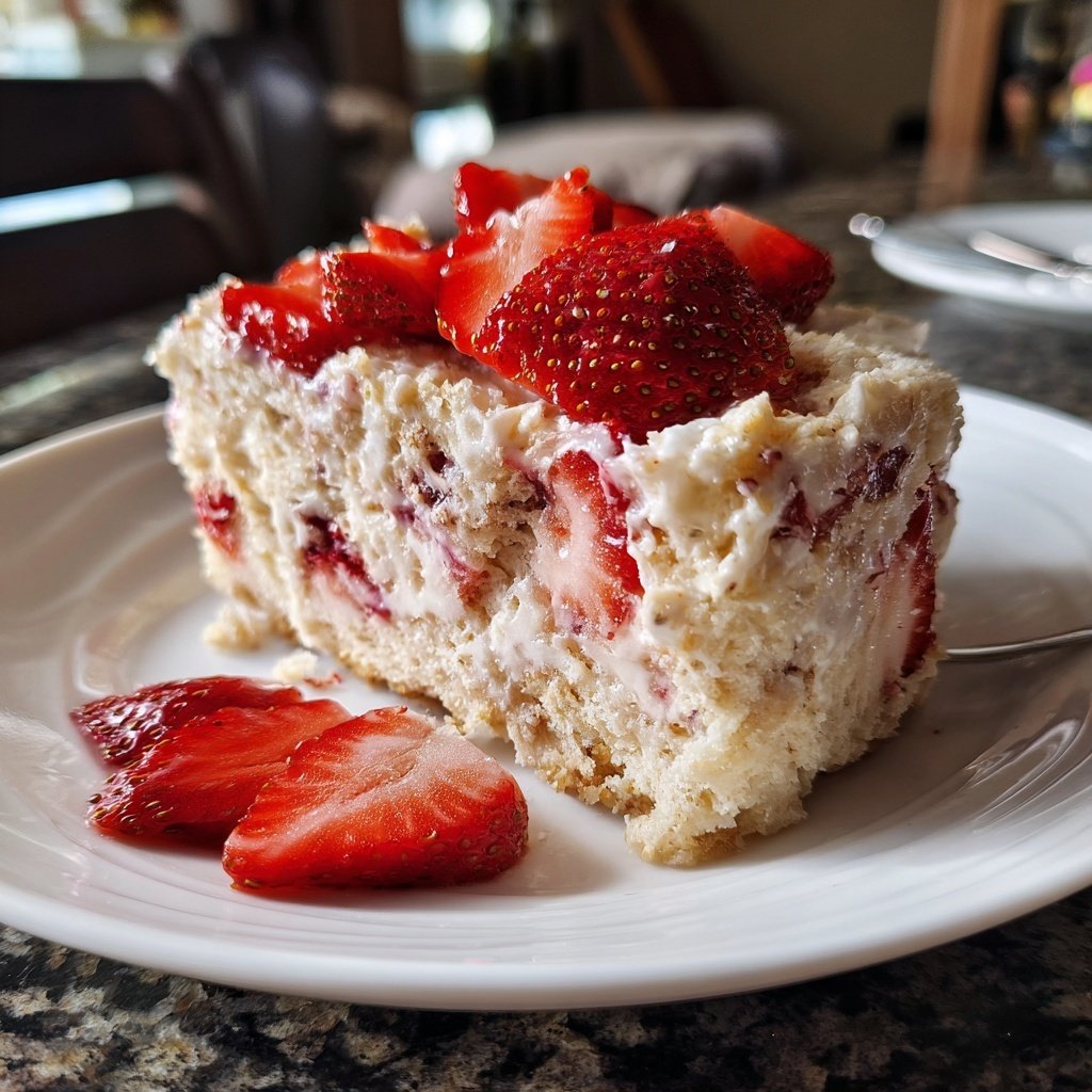 Erdbeer Grieß Dessert Warm