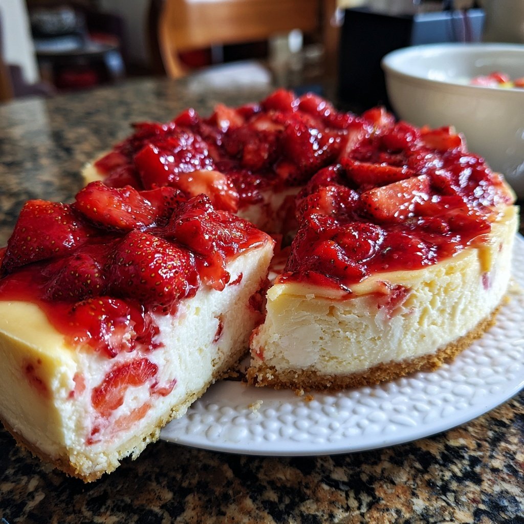 Erdbeer Käsekuchen Ohne Boden