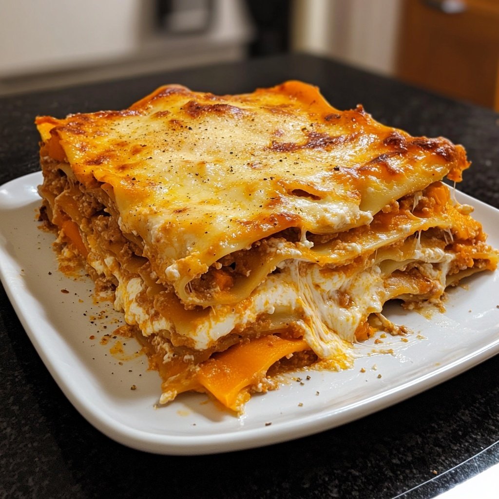 Lasagne mit Kürbis