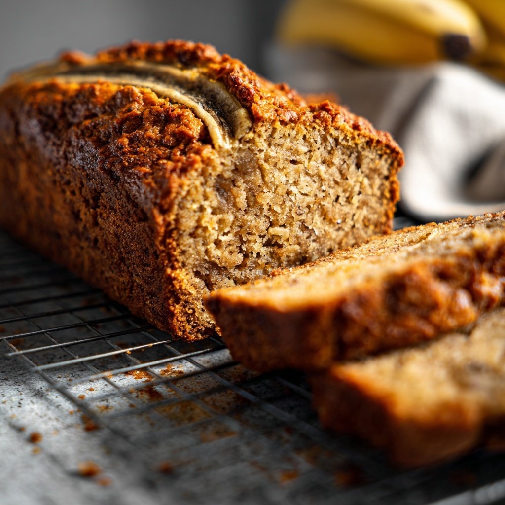 Bananenbrot mit Kokosmilch