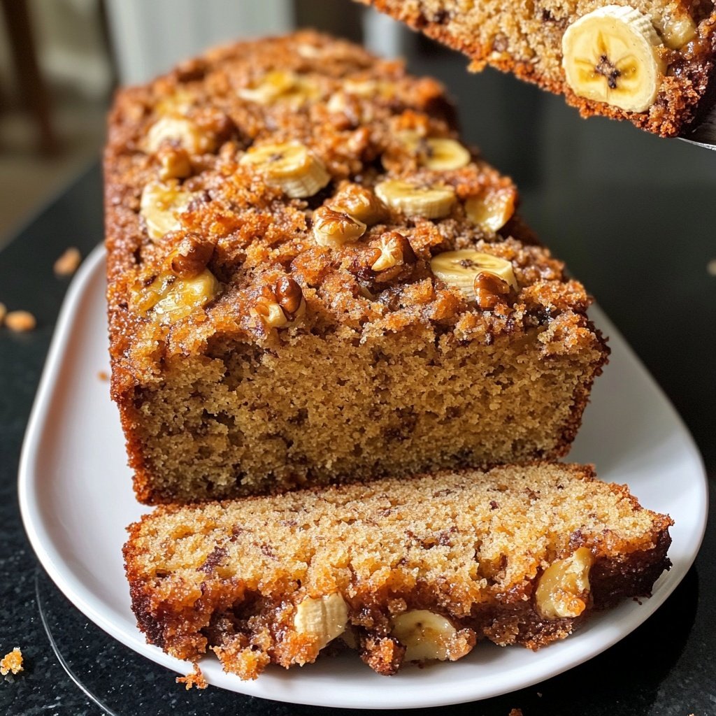 Bananenbrot ohne Butter