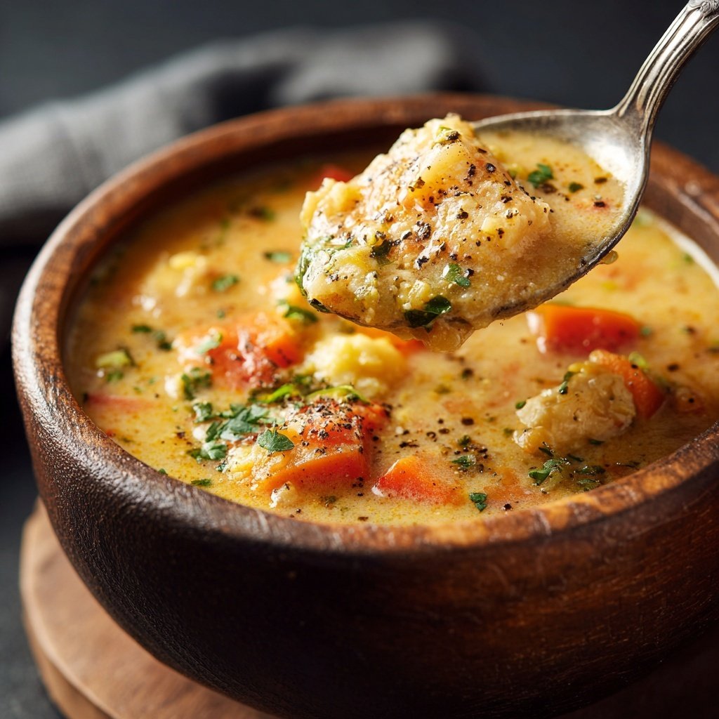 Linsensuppe mit Kokosmilch